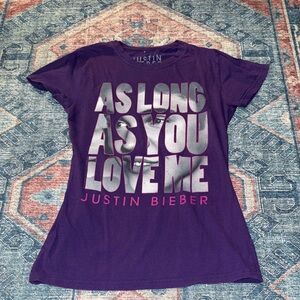Justin Bieber “As Long As You Love Me” Purpose Tour Shirt